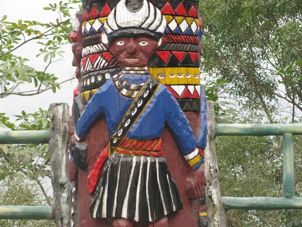 Detail on the Totem pole