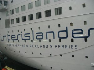Ferry to travel Between North/South Island in NZ