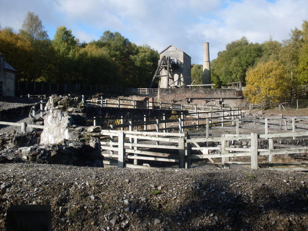 The lead mine at Coedpoeth near Wrexham