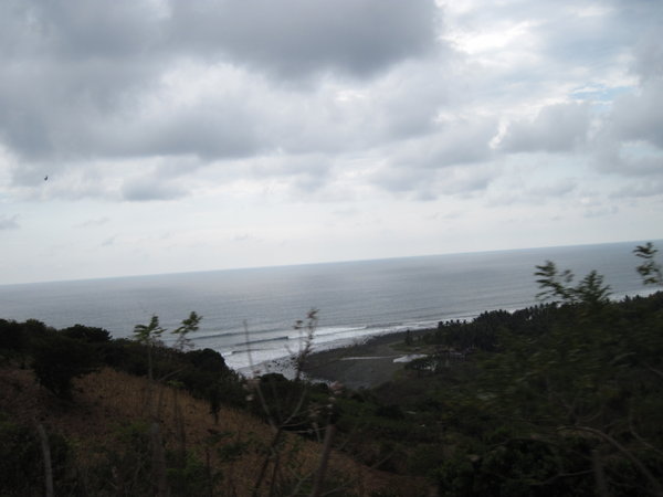 Surf beach in El Salvador