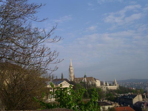 View of Mattias Cathedral and Bastion