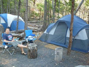 Our tent- Yosemite.