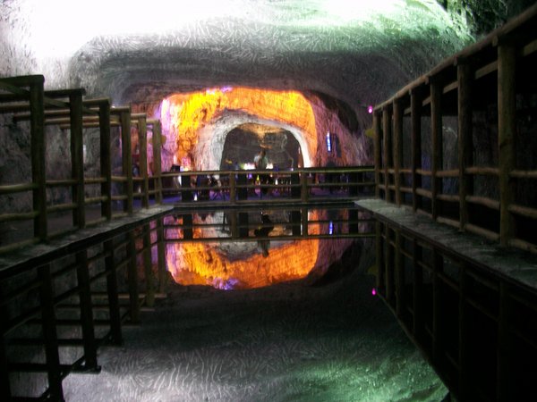 The Salt Cathedral's Water Mirror