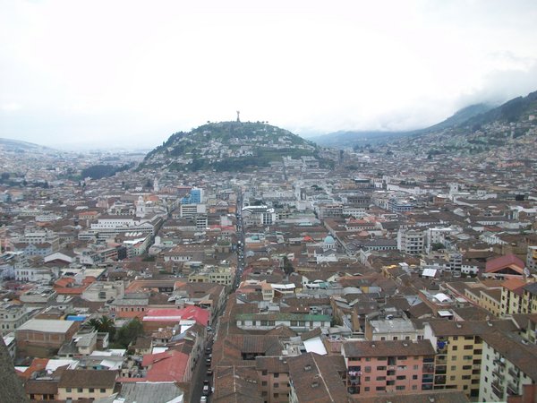 View of Quito from the Basilica