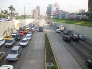 Traffic chaos on the "Express" road