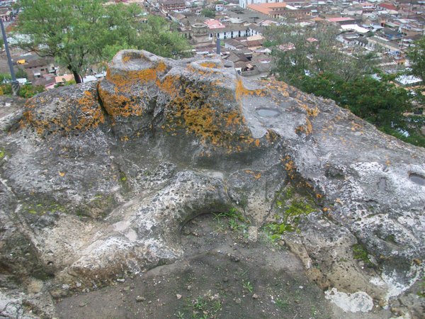 The "Inca Throne" overlooking Cajamarca