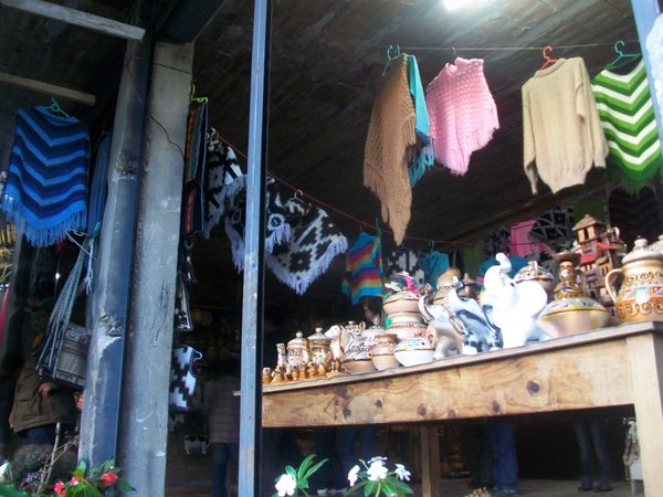 Typical handicraft shop