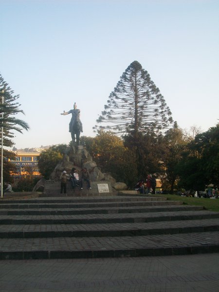 Plaza Bernardo O'Higgins in Valparaiso