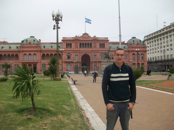 The Casa Rosada (Presidential offices)