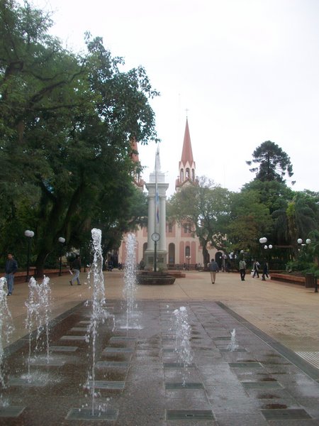 Main square in Posadas