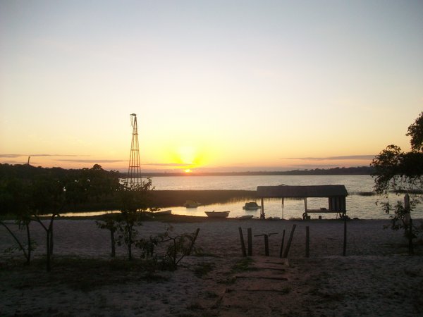 Sunrise over Laguna Blanca
