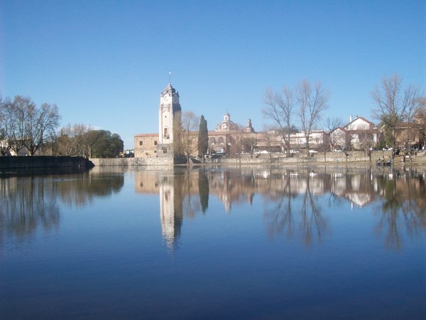 The reservoir, clock tower and Jesuit complex in Alta Gracia