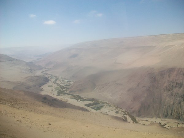 Desert landscape north of Iquique