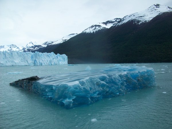 Deep blue iceberg