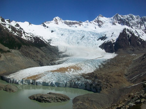 The Glaciar Grande and Laguna Torre