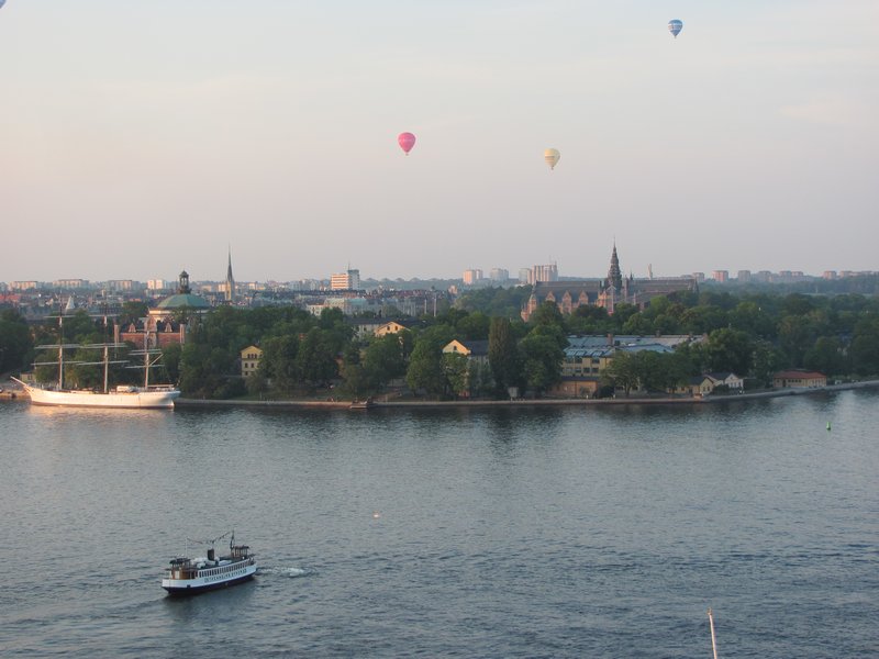 Balloons over Skeppsholmen