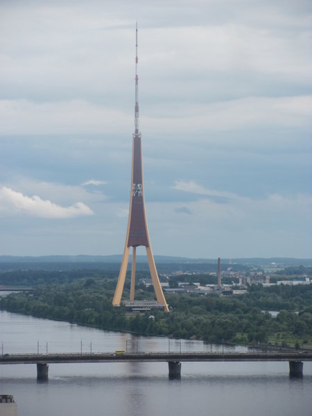 TV Tower and Daugava River