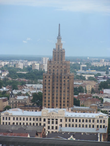 Soviet skyscraper, nicknamed "Stalin