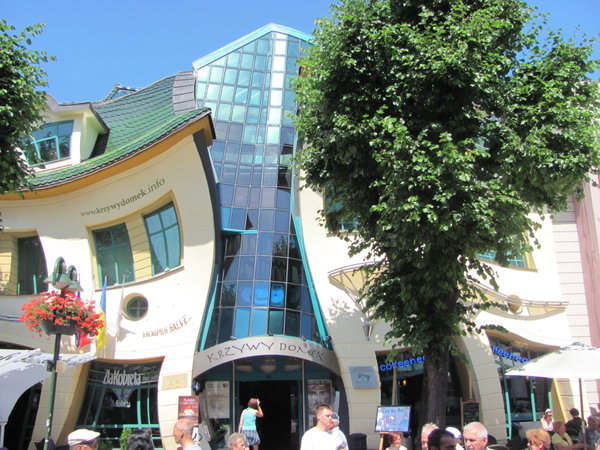 Sopot's crooked house