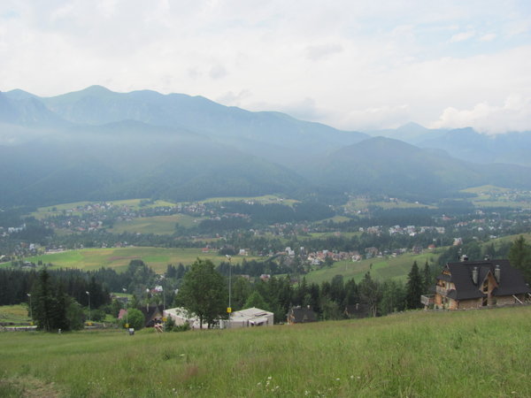 View from Gubalowka Hill of the Tatras