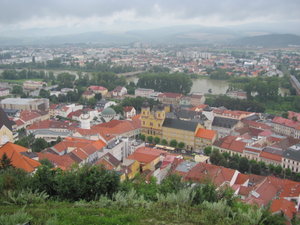 View of Trencin from the Castle