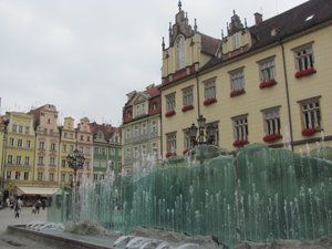 The Rynek (Main Square) in Wroclaw
