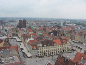View of the Rynek from St Elizabeth's Church