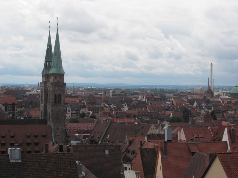 View of Nuremberg from the Castle
