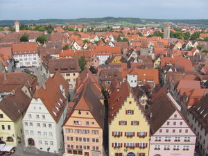 Views of Rothenburg from the tower