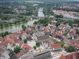Ulm Old Town and the Danube