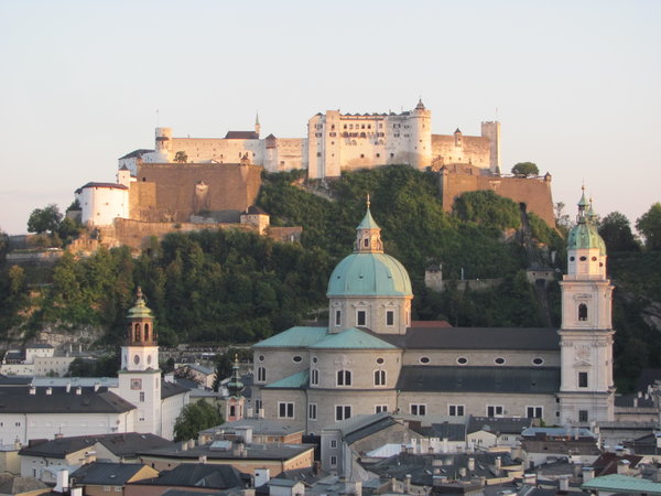 View of Salzburg from the Capuchin Monastery