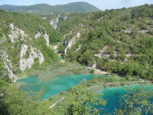 Turquoise lakes