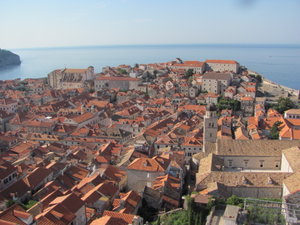 View of Dubrovnik from the City Walls