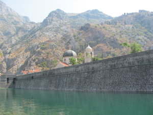 Kotor city walls