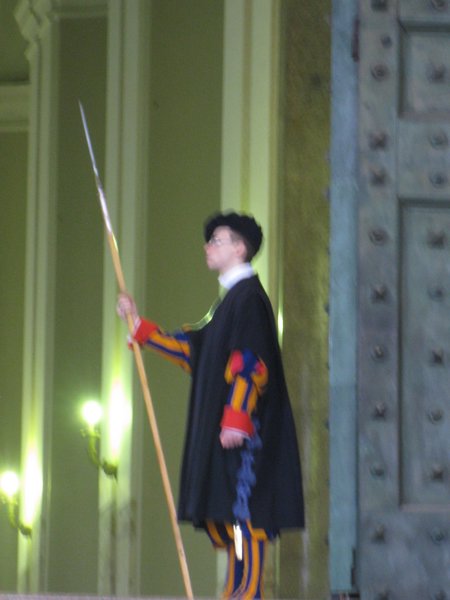 The Swiss Guards in "uniform"