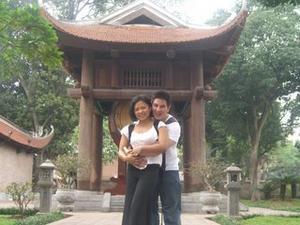 Us at the Temple of Literature
