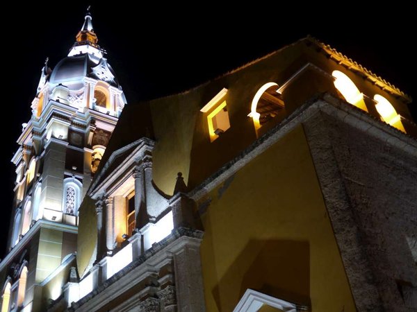 Cartagena Cathedral By Night #2