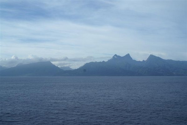 Tahiti as We Approach