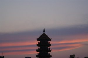 Temple at Dusk