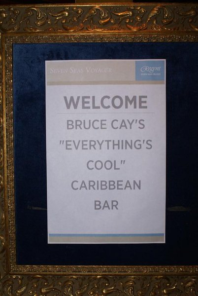 Welcome to the Cay Bar
