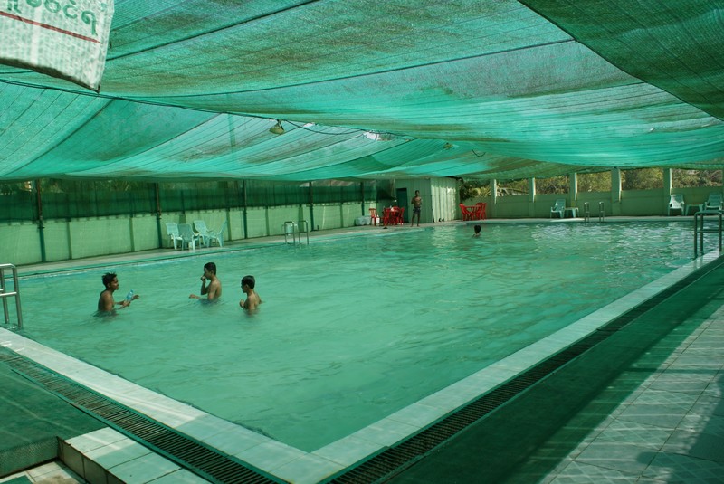 Boys swimming pool