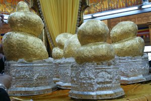 Five Buddha images
