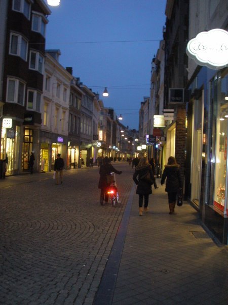 Grote Straat, by night.