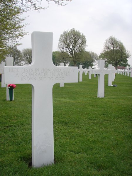 The grave of an unknown soldier.
