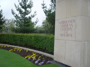 Entrance to the Netherlands American Cemetery
