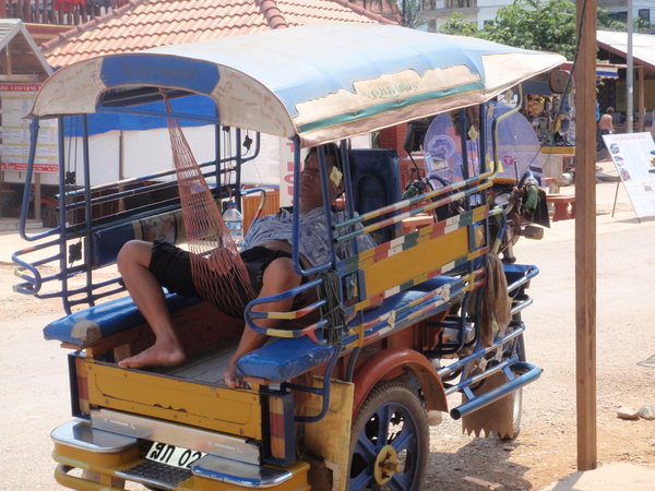 How you find a typical Laos Tuk Tuk driver