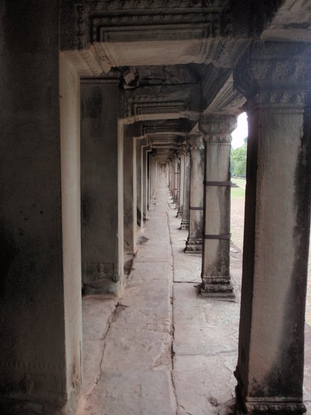 Inside the lower part of Angkor Wat