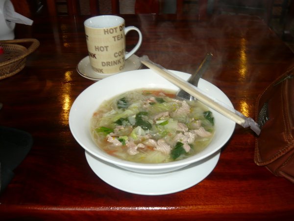 Morning noodle soup!