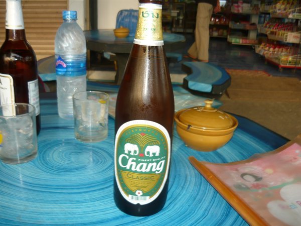 My first beer Chang