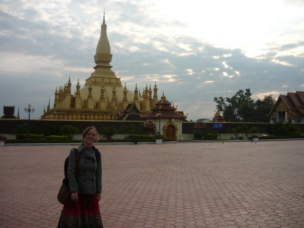 Me at the stupa, only slightly tired ;-)